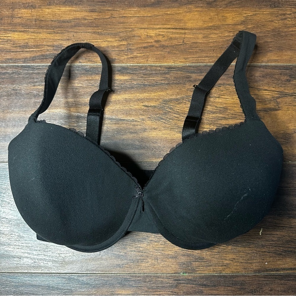 Paramour Black Padded Demi Everyday Bra